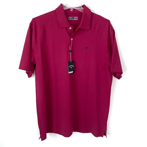 Callaway Other - Callaway golf polo NEW men’s XL raspberry wicking